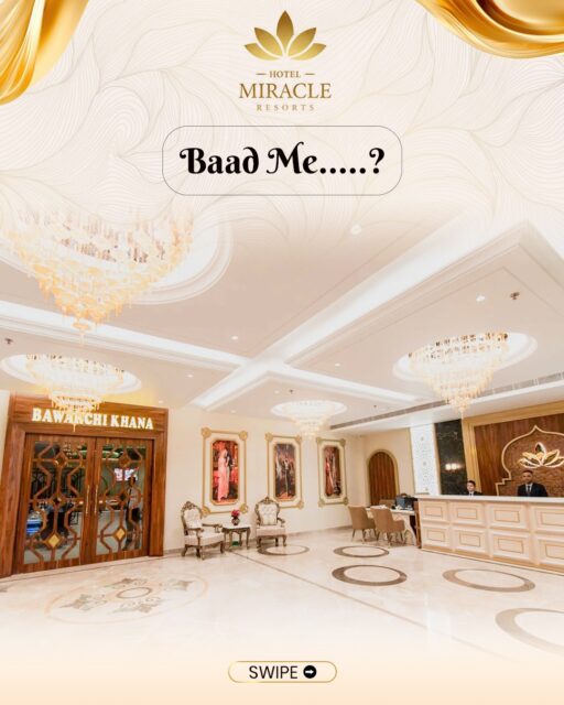 ✨ Baat “Baad Mein” Ki Nahi… Aaj Ko Special Banane Ki Hai! ✨

Weekend plans cancel karne ka time nahi — Hotel Miracle Resorts mein aaj hi experience karo luxury, comfort & unforgettable moments. 🏨✨

🛏️ Elegant Rooms
🍽️ Premium Dining
✨ Luxury Ambience
❤️ Perfect for Family & Special Moments 

Baad Mein Kyun? Aaj Plan Karo, Aaj Experience Karo!

📍 Banga Road, Opp. Marvel Resort, Phagwara
📞 +91 85589-00065 | +91 78283-00003

👉 Book Your Stay & Make Your Weekend Memorable!

#HotelMiracleResorts #Phagwara #LuxuryStay #WeekendGetaway #HotelInPhagwara #PunjabHotels #LuxuryHotel #WeekendPlans #Staycation #TravelPunjab